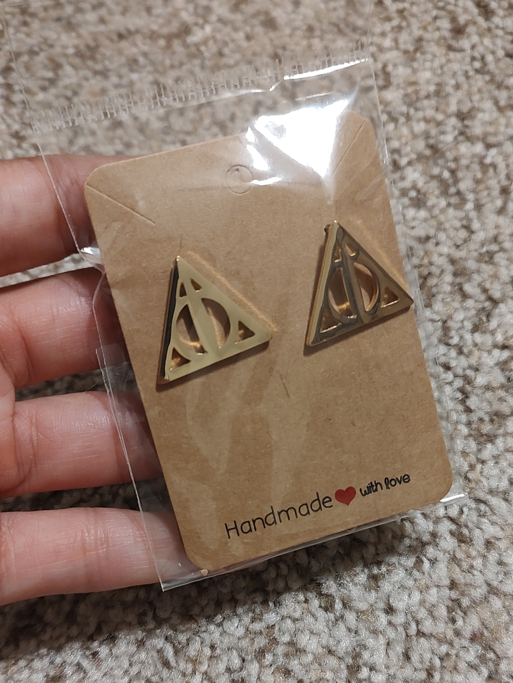 5 For $20 HARRY POTTER Deathly Hallows Stud Earrings